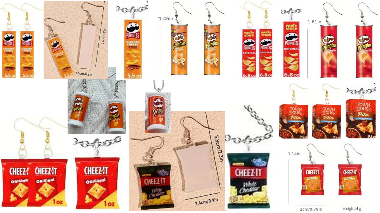 Jewelry 01: Cheez-It, Pringles, Townhouse